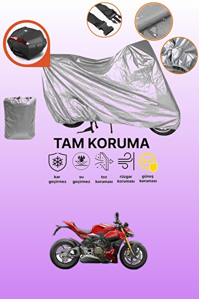 dokaca Gray Tail Bag Compatible Ducati Streetfighter V4 S Compatible Motorcyc...
