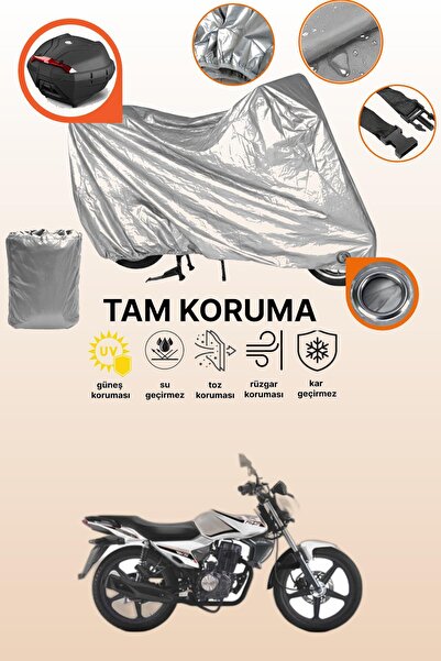 dokaca Gray Lock and Tail Bag Compatible Rks Rk125-R Compatible Motorcycle Ta...