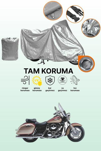 dokaca غطاء محرك متوافق مع Kawasaki VN 1500 Classic Tourer، غطاء واقي باللون ...