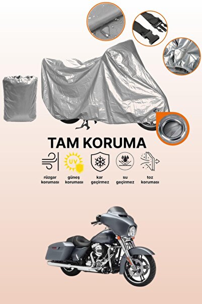 dokaca غطاء محرك متوافق مع هارلي ديفيدسون FLHX ستريت جلايد، غطاء واقي