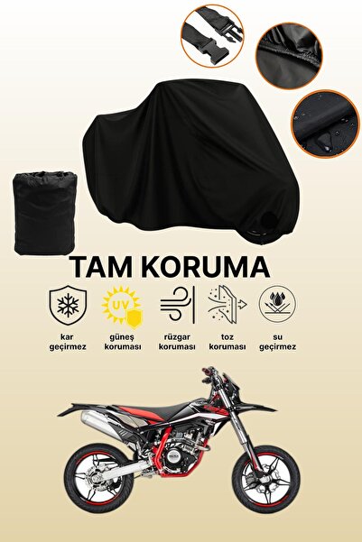 dokaca غطاء محرك متوافق مع دراجة Beta RR 4T 125 Motard باللون الأسود، غطاء وا...