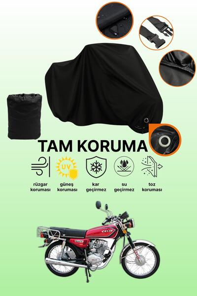 dokaca غطاء دراجة نارية متوافق مع محرك الفولاذ الأسود متوافق مع فيكتوري 125، ...