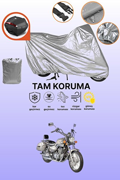 dokaca Gray Rear Bag Compatible Mondial 250 Mct Compatible Motorcycle Cover, ...