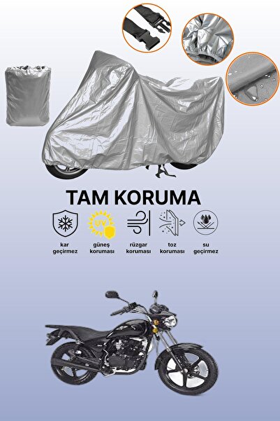 dokaca Gray Kanuni Terry Compatible Motorcycle Cover, Protective Cover, Motor...