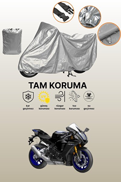 dokaca غطاء دراجة نارية رمادي اللون متوافق مع ياماها YZF R1M، غطاء واقي، غطاء...