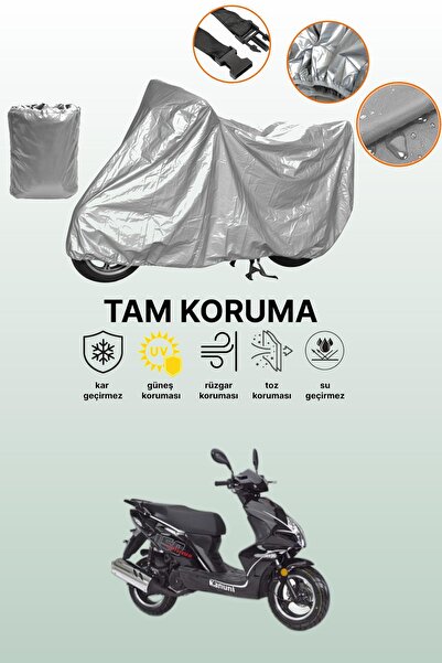 dokaca غطاء دراجة نارية رمادي اللون متوافق مع كانوني روني إس، غطاء واقي، غطاء...