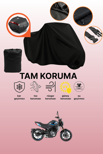 dokaca مظلة دراجة نارية متوافقة مع CFmoto 250CL-X متوافقة مع الحقيبة الخلفية ...
