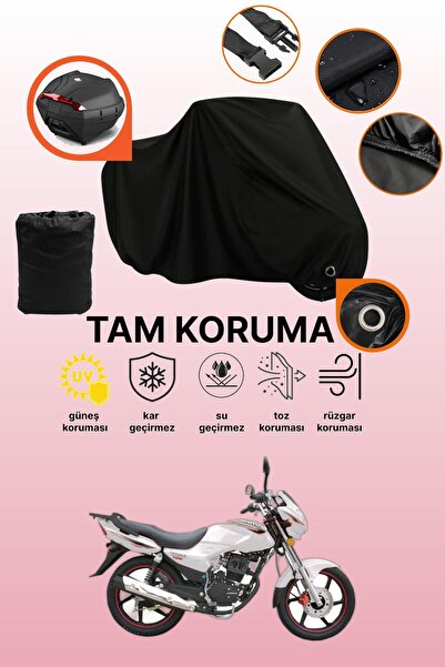 dokaca Black Lock and Tail Bag Compatible King Motor Kr-150-G Compatible Moto...