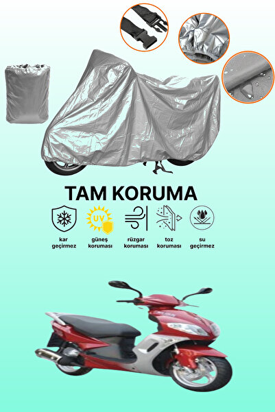 dokaca حقيبة خلفية رمادية وقماش دراجة نارية متوافق مع Kuba Apricot 125