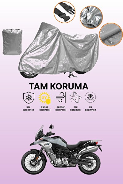 dokaca حقيبة خلفية رمادية اللون وقفل غير متوافقة مع BMW F 850 GS Adventure مت...