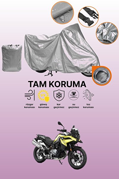 dokaca Grey Lock Compatible Bmw F 750 Gs Compatible Motorcycle Tarpaulin, Pro...