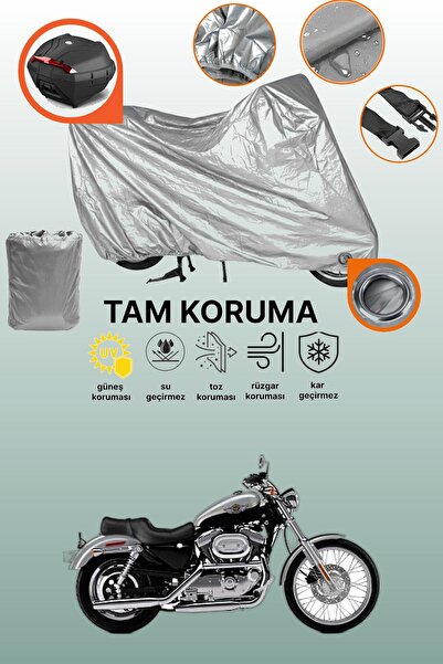 dokaca حقيبة خلفية وقفل باللون الرمادي متوافقة مع دراجة نارية هارلي ديفيدسون ...