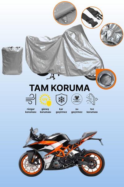 dokaca غطاء محرك متوافق مع KTM 390 RC، غطاء واقي متوافق مع اللون الرمادي