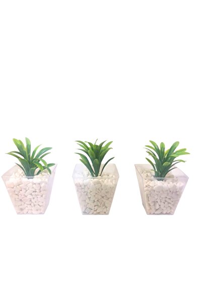 Dekora Çiçek زهرة صناعية مكونة من أزرق بلون الكوبالت قطع مكعبة الشكل لتزيين ا...