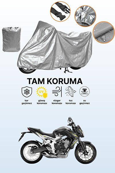 dokaca Grey Tail Bag and Lock Mismatched Honda Cb 650 F Compatible Motorcycle...
