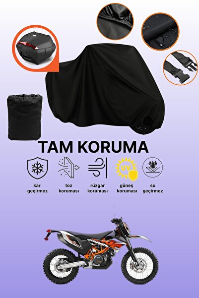 dokaca حقيبة خلفية سوداء متوافقة مع KTM 690 Enduro R، غطاء دراجة نارية متوافق...