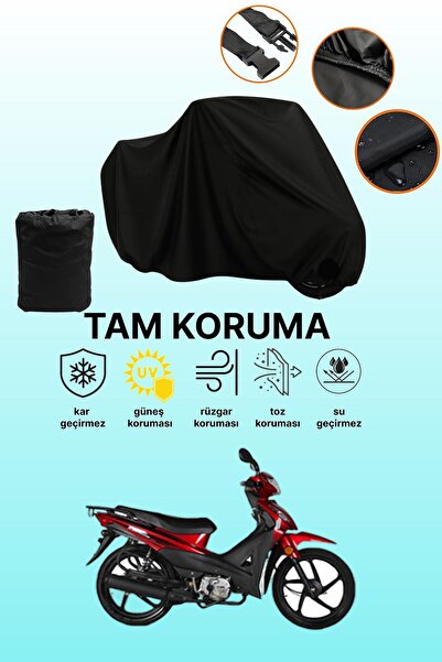 dokaca Black Kuba Rainbow Compatible Motorcycle Cover, Protective Cover, Moto...