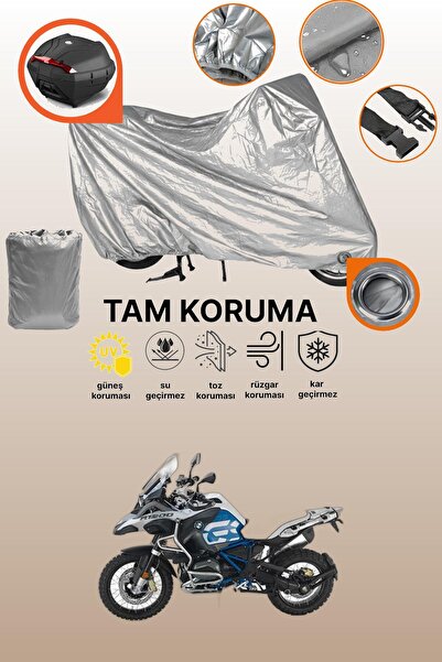dokaca Gray Lock and Tail Bag Compatible Bmw R 1200 Gs Compatible Motorcycle ...