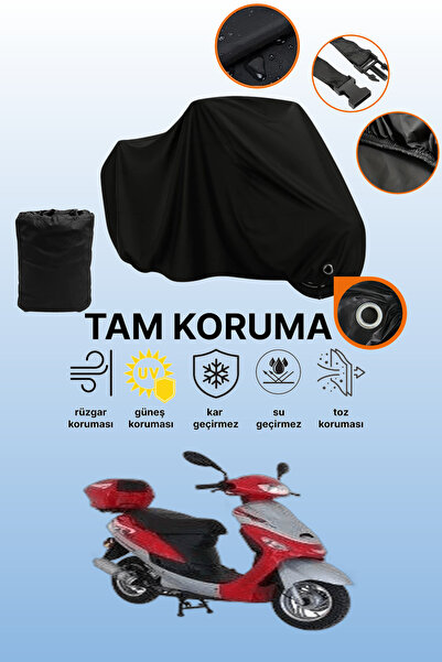 dokaca Black Lock Compatible Mondial 50 Tt Compatible Motorcycle Tarpaulin, P...