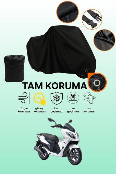 dokaca Black Lock Compatible Rks Cityblade Compatible Motorcycle Tarpaulin, P...