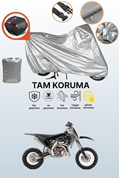 dokaca Gray Rear Bag Compatible Husqvarna Tc 65 Compatible Engine Cover, Prot...