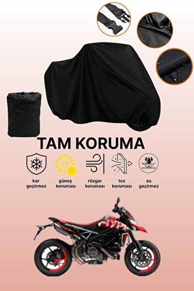 dokaca غطاء محرك دوكاتي هايبرموتارد 796 أسود متوافق، غطاء واقي، غطاء للدراجات النارية