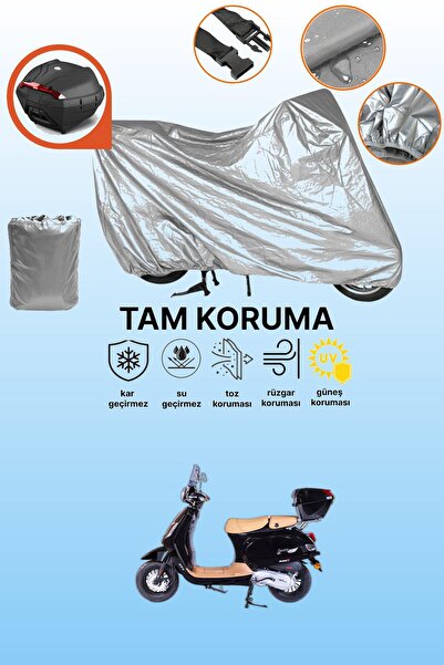 dokaca حقيبة خلفية رمادية متوافقة مع فالكون كوبر 50، غطاء واقي للسيارة