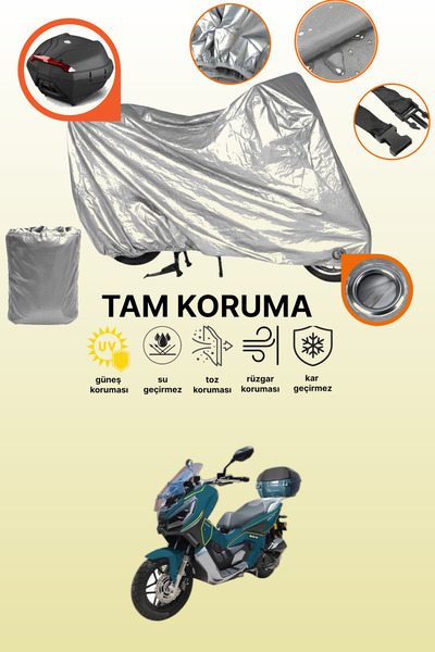 dokaca غطاء دراجة نارية متوافق مع كينج موتور أرنيب 150، غطاء حماية متوافق مع ...