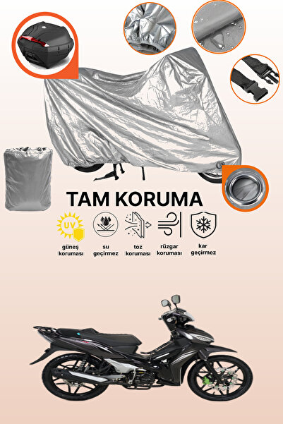 dokaca غطاء حماية للدراجات النارية متوافق مع Kuba Easy Pro 50، غطاء حماية رما...