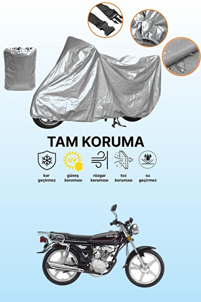 dokaca Gray Tail Bag and Lock Incompatible Kanuni Bd100 Compatible Motorcycle...