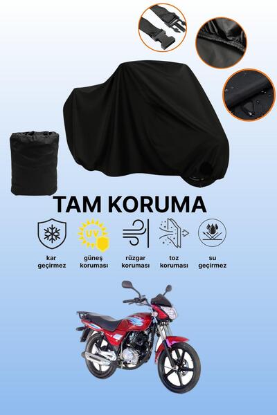 dokaca غطاء دراجة نارية متوافق مع كانوني ويندي 125 مع قفل أسود وحقيبة خلفية، ...