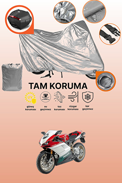 dokaca Gray Lock and Tail Bag Compatible Ducati 1098 Tricolore Compatible Mot...