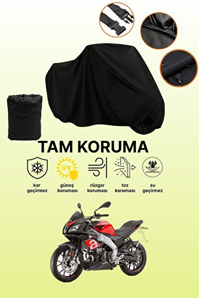 dokaca غطاء محرك متوافق مع أبريليا تونو 125 باللون الأسود، غطاء واقي، غطاء دراجة نارية