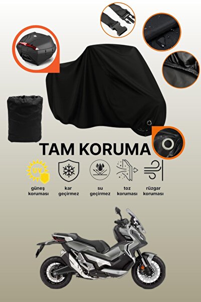 dokaca حقيبة خلفية سوداء وقماش متوافق مع دراجة نارية هوندا X-ADV