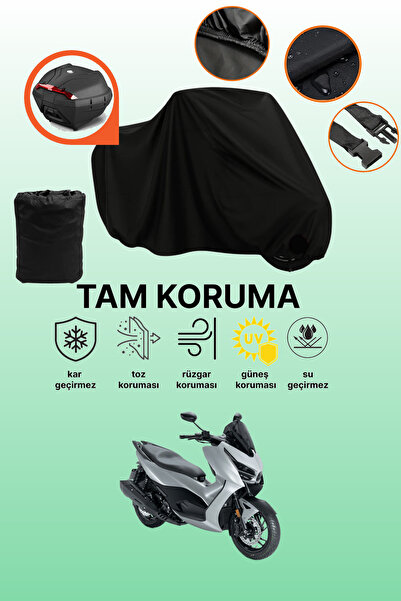 dokaca Black Tail Bag Compatible Rks Rz 250S Compatible Motorcycle Tarpaulin,...