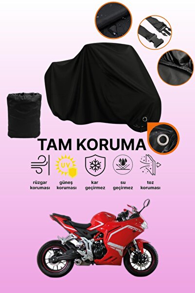 dokaca Black Lock Compatible Rks Rnx Compatible Motorcycle Tarpaulin, Protect...