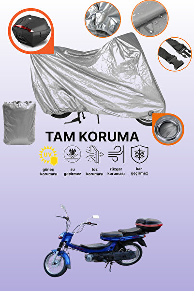 dokaca Gray Lock and Rear Bag Compatible Kanuni Turbo Gxl Compatible Motorcyc...