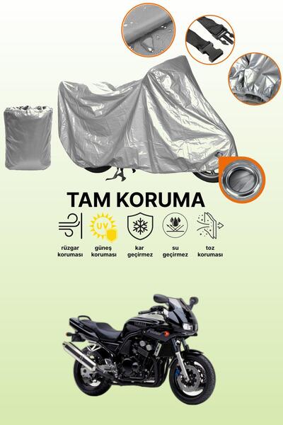 dokaca غطاء محرك متوافق مع ياماها FZS600 من Gray Lock، غطاء واقي