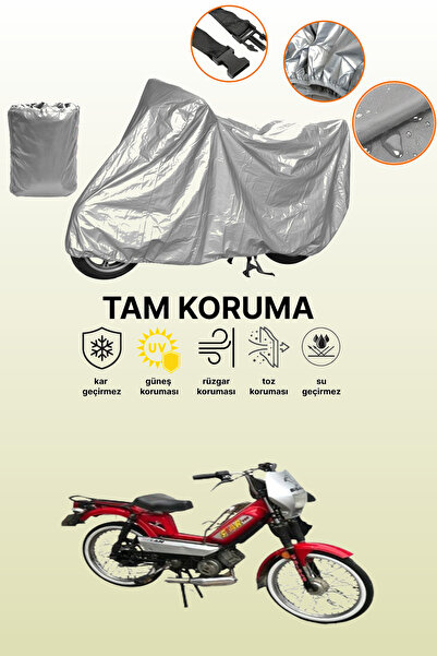 dokaca Gray Rear Bag and Lock Incompatible Bisan Star Compatible Motorcycle T...