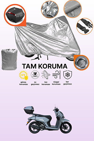 dokaca غطاء دراجة نارية متوافق مع يوكي جنتل 50، غطاء حماية متوافق مع دراجة نا...