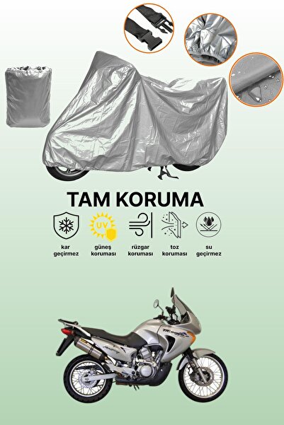 dokaca غطاء دراجة نارية رمادي اللون متوافق مع هوندا XL 650 ترانسالب، غطاء واق...