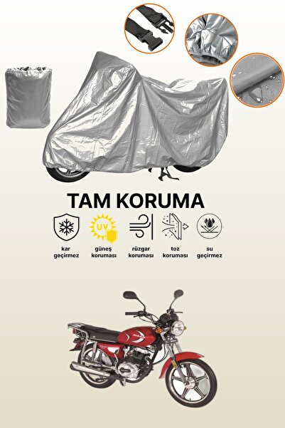 dokaca Gray Bisan Toprak Wrc 125 Compatible Motorcycle Cover, Protective Cove...