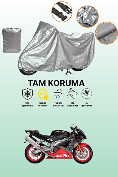 dokaca غطاء دراجة نارية رمادي متوافق مع أبريليا RSV 1000 R، غطاء واقي، غطاء ل...