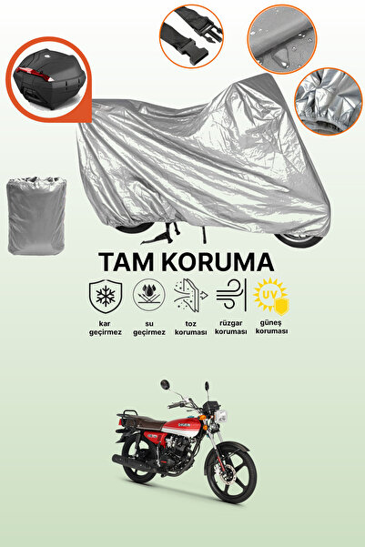 dokaca Kuba Cg 50 Pro New Compatible Motorcycle Tarpaulin Compatible with Gra...