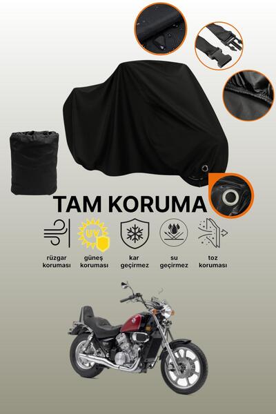 dokaca Black Lock Compatible Kawasaki Vn 750 Vulcan Compatible Motorcycle Tar...
