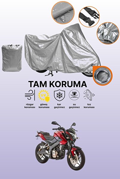 dokaca Gray Lock Compatible Bajaj Pulsar Ns 150 Compatible Motorcycle Cover, ...