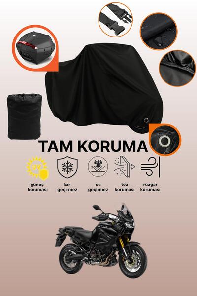 dokaca غطاء حماية أسود متوافق مع ياماها XT 1200Z سوبر تينيري متوافق مع غطاء ا...