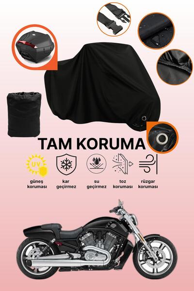 dokaca حقيبة خلفية وقفل أسود متوافقة مع دراجة هارلي ديفيدسون VRSC V-Rod Muscl...