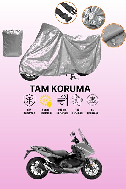 dokaca غطاء دراجة نارية رمادي اللون متوافق مع هوندا إن سي 700 دي سي إنتيجرا، ...