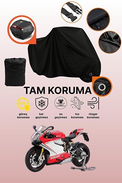 dokaca Black Lock and Tail Bag Compatible Ducati Panigale 1199 S Compatible M...